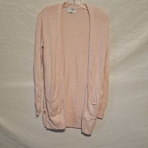 Old Navy Light Pink Open-Front Cardigan